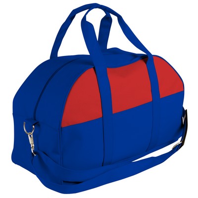 USA & Union Made 600D Denier Overnight Duffel Bag (22"x12"x8")