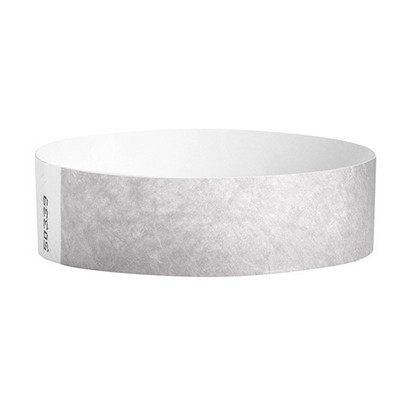 ¾" Tyvek® Solid Color Metallic Wristbands