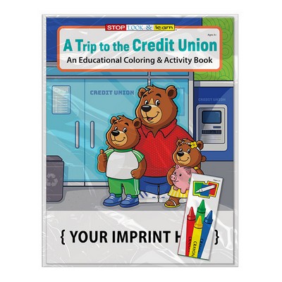 A Trip to the Credit Union Coloring & Activity Book Fun Pack
