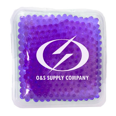 Square Purple Hot/Cold Pack w/Gel Beads