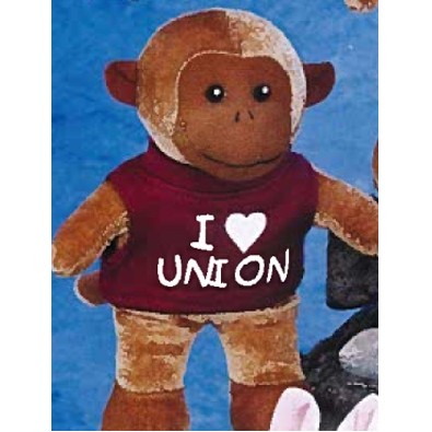 8" Team Thrifty™ Stuffed Monkey
