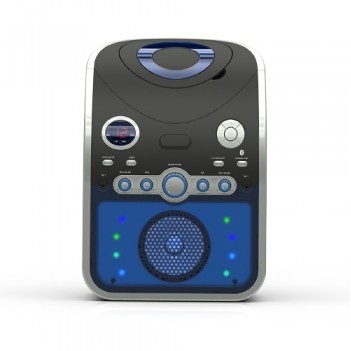 SuperSonic Portable Bluetooth CD Player w/ Karaoke System