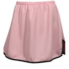 Women's 10 Oz. Stretch Double Knit Poly A Line Skirt w/Trim (No Pleat)