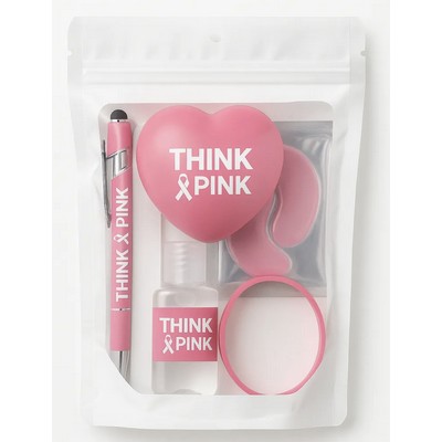 Think Pink Awareness Gift Pouch