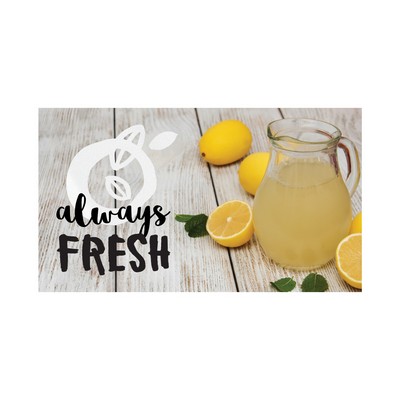 Rectangle Sticker | Square Corner | 2" x 3 1/2" | Clear Static | Static Face | Digital