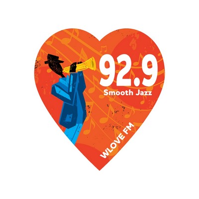 Heart Sticker | 2 3/4" x 3"| White Vinyl | Ultra Removable Adh Back | Digital