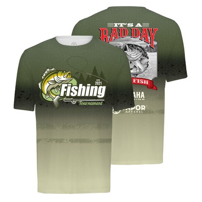 Men's Custom Cut and Sew Lightweight Short Sleeve T-Shirt