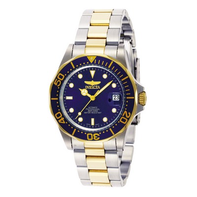 Invicta Men's Pro Diver 3 Hand Automatic Watch w/Blue Dial