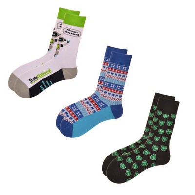 Premium Jacquard Dress Socks - Up to 6 Pantone Matched Colors