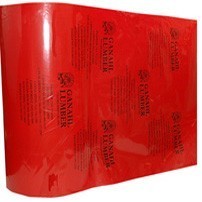 Red, 18" plastic, danger flag