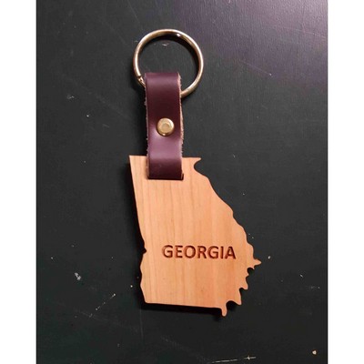 Hardwood State Keychains