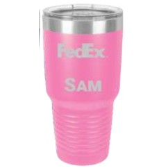 30 Oz. Polar Camel Light Purple Ring Neck Vacuum Insulated Tumbler w/Clear Lid