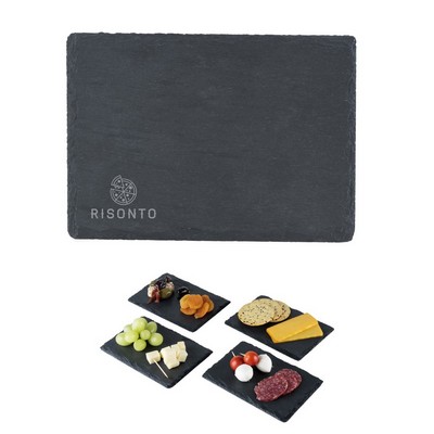 Twine Living® Slate Tapas Plate, set of 4