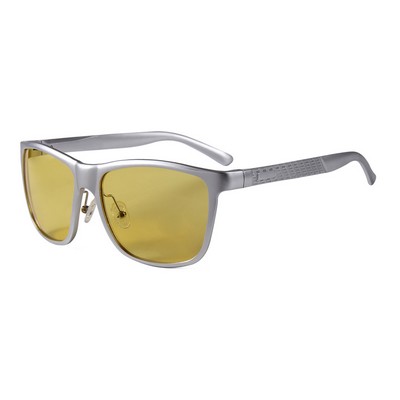 Sunglasses - Yellow Frames - Metallic Frames
