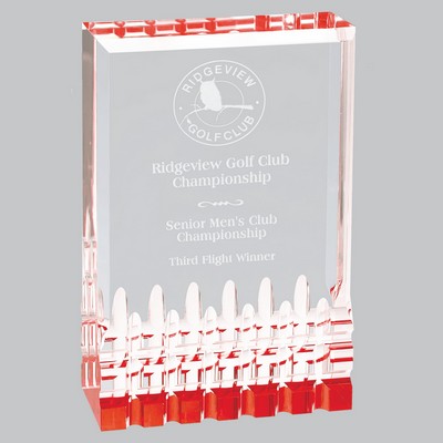Red Mirage Acrylic Award (3 1/2" x 5")