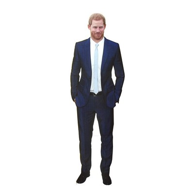 Prince Harry Cardboard Cutout Stand Up| Standee Picture Poster Photo Print Approx. 6' Tall