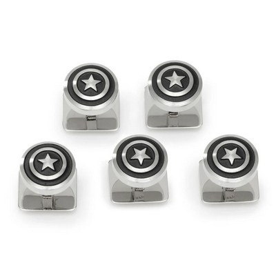 Custom Enamel Tuxedo Stud Set