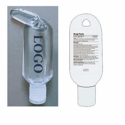 2 Oz./60Ml Hand Sanitizer w/Hook