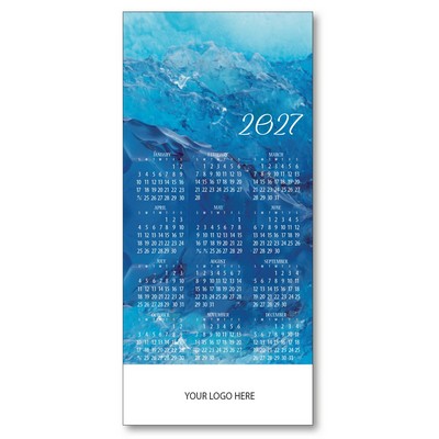 2027 Crystal Clear Waters Calendar Card
