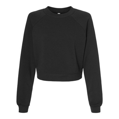 Bella+Canvas® Women's Raglan Pullover Fleece Sweatshirt