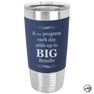 Polar Camel Tumbler with Silicone Grip (Dark Blue)