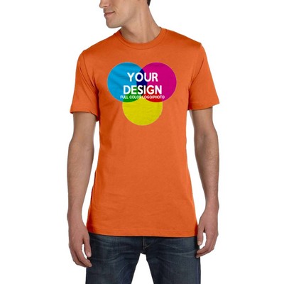 3-Piece Low Min Bella Canvas Full Color Men's Cotton T Shirt