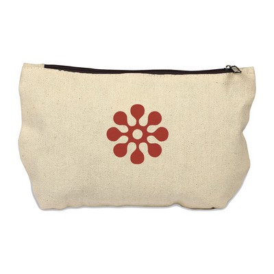 Cotton Canvas Travel Kit bag/Makeup Bag