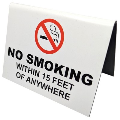 Table Tent Full Color or Engraved Plastic Sign (5"x7")