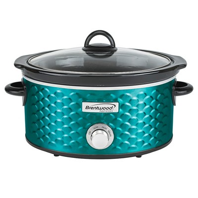 4.5 Quart Scallop Pattern Slow Cooker