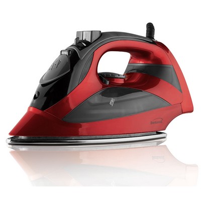 Red Steam Iron w/Auto Shut Off