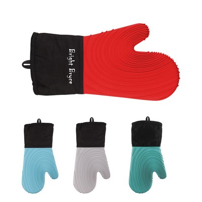 Silicone Heat Resistant Kitchen Glove Silicone Oven Mitt