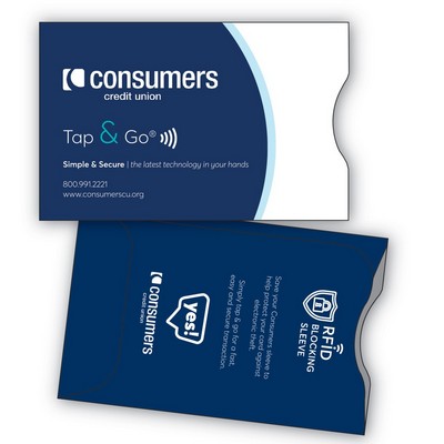 RFID Tyvek Sleeve/4 Color Print