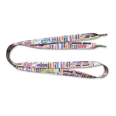 5/8" Sublimated Men's Large Shoe Laces