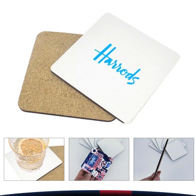 Square Wooden Coaster (100*100*4mm)