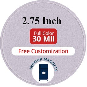 Magnet - 2.75" Diameter Circle - 30 Mil