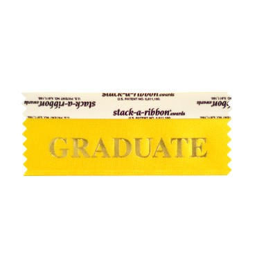 Graduate Stk A Rbn Gold Ribbon Gold Imprint