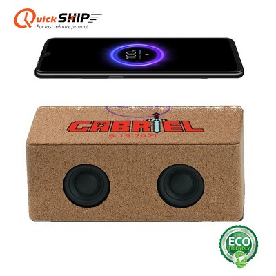 Milling Cork Eco-Friendly Speaker and Wireless Charger