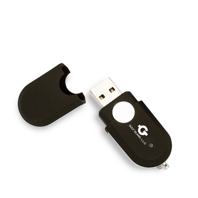 Mendota Rubber Oval USB - Black