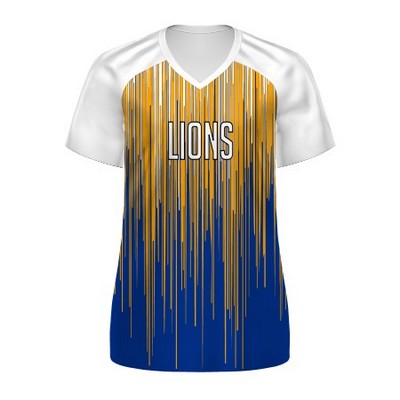 Holloway Ladies' White Sleeve FreeStyle™ Semi-Sublimated Raglan Tee