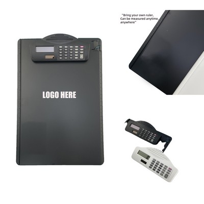 A4 Plastic Clipboard w/Calculator