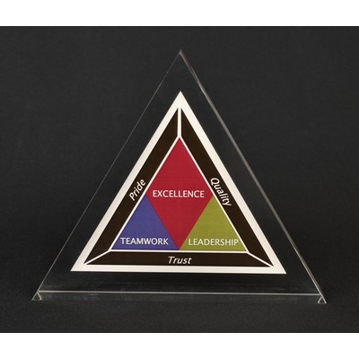 Lucite Triangle Embedment Award (6"x 5 1/4")