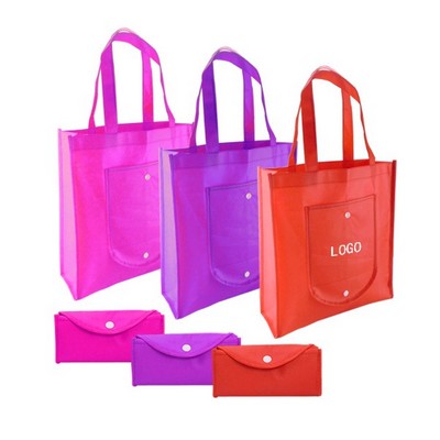 Snap Up Non Woven Shopper Bag
