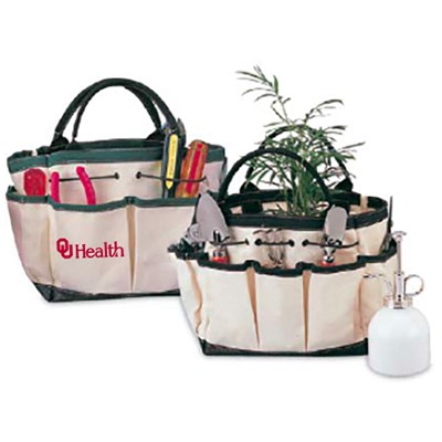 Deluxe Canvas Gardening Tool Tote