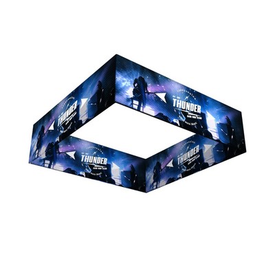 Square Premier Hanging Banner Double-Sided - 12'x4' - GRAPHIC ONLY