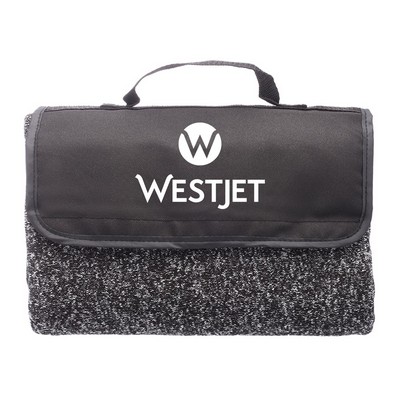 Wagon Train Roll-Up Picnic Blanket (1 Color Imprint)