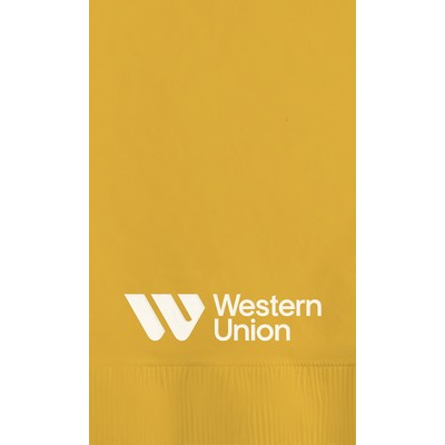 School Bus Yellow 2-Ply Dinner Napkins - 1-Color Screen Print