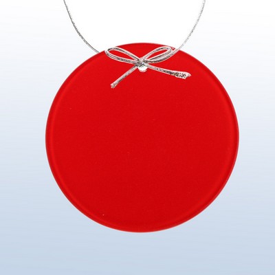 Red Color Circle Ornament