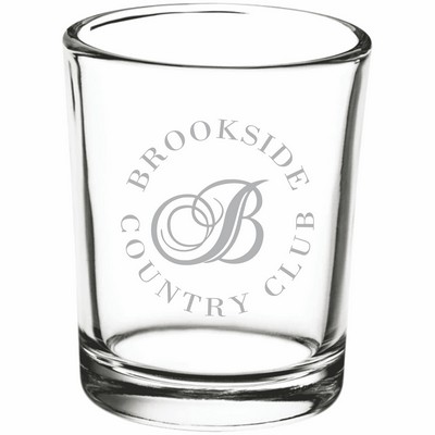 Laser Engraved Acopa 2.5 oz. Shot Glass / Votive Holder