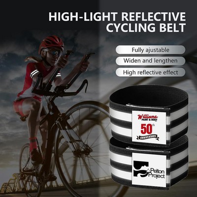 Pack of 4pcs Reflective Bands for Outdoor Jogging Cycling Hiking Motorcycling or Running