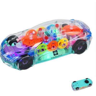 Light Up Transparent Toy Car